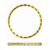 Beautifully Crafted Diamond Bangles in 18k Yellow Gold with certified Diamonds - BR0094P